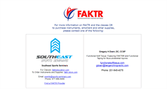 Desktop Screenshot of faktr.com